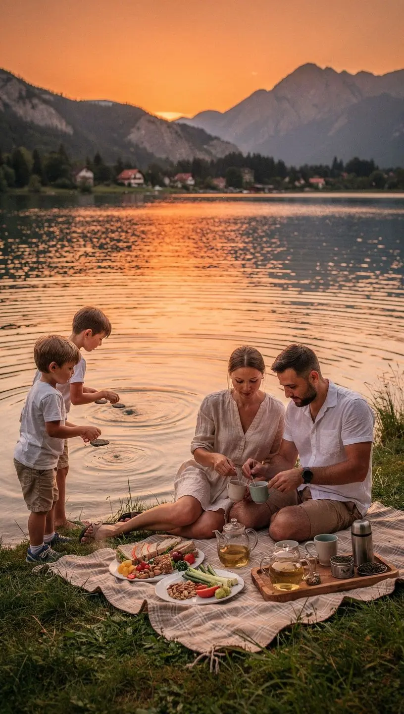 Relaxujúca bylinná infúzia v elegantnej šálke s jemným dymom